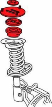 Picture of SPC Performance 84-91 BMW E30 Front Adjustable Strut Mounts