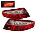Picture of xTune Porsche 911 996  Non 4S- Turbo- GT3  99-04 LED Tail Lights Red Clear ALT-ON-P99699-LED-RC