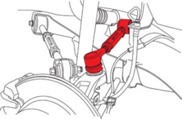 Picture of SPC Performance 03-07 Honda Accord-04-08 Acura TSX Rear EZ Arm XR Adjustable Control Arm