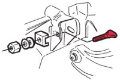 Picture of SPC Performance CENTER PUNCH STUD-74910