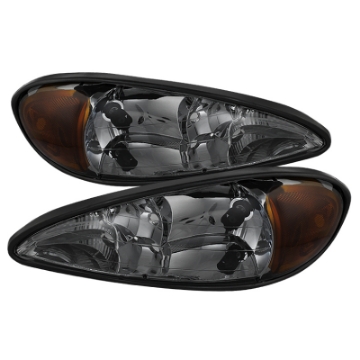 Picture of xTune Pontiac Grand Am 99-05 Crystal Headlights Smoke HD-JH-PGAM99-AM-SM