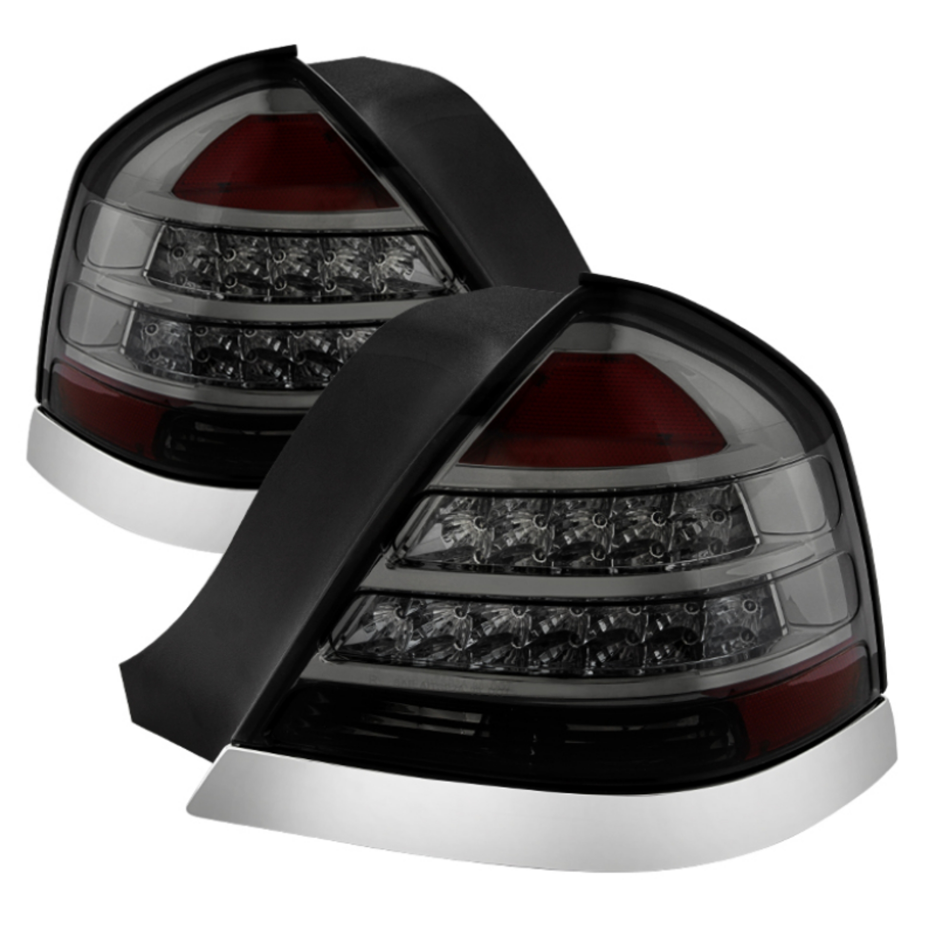 Picture of xTune Crown Victoria 98-11 LED Tail Lights Smoke ALT-JH-CVIC98-LED-SM