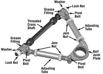 Picture of SPC Performance Pro Series Front Adjustable Upper Control Arm Chrysler Thread-In 10deg Race Only