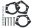 Picture of SPC Performance GM Mid Size Metric Ball Joint 1-4in- Lowering Spacers Set of 3