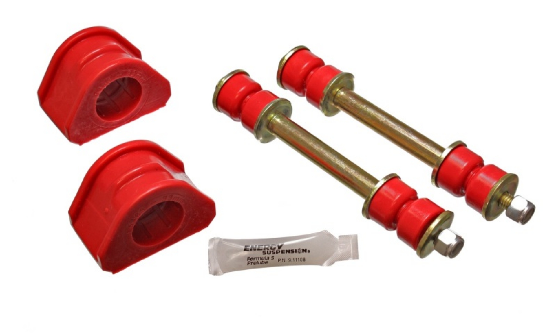 Picture of Energy Suspension 97-01 Expedition 4WD - 97-01 Navigator 4WD Red 33mm Front Sway Bar Bushing Set