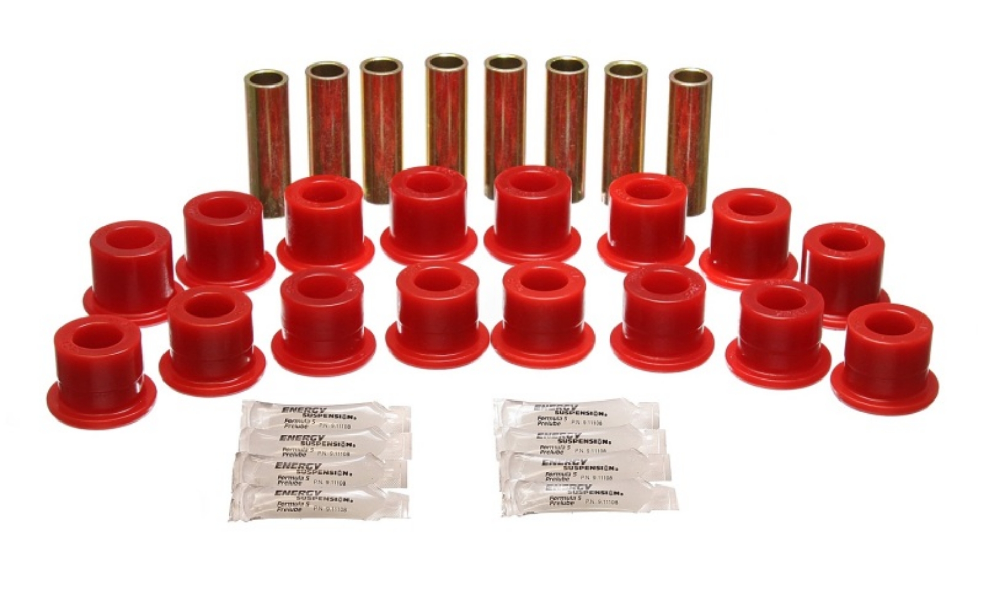 Picture of Energy Suspension 94-06 Hummer H1 Red Front & Rear End Control Arm Bushing Set