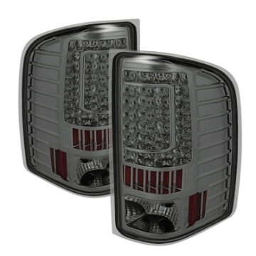 Picture of xTune Chevy Silverado 07-13 LED Tail Lights Smoke ALT-ON-CS07-LED-SM