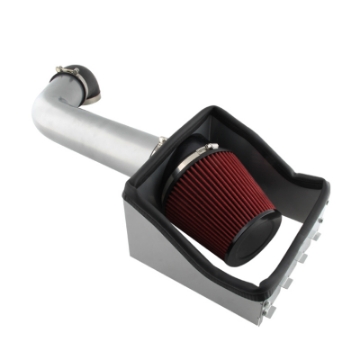 Picture of Xtune Ford F150 2009-2010 5-4L V8 Intake  w-Heat Shield Red Filter  Gray IN-HS-FF15009V8-54-GY