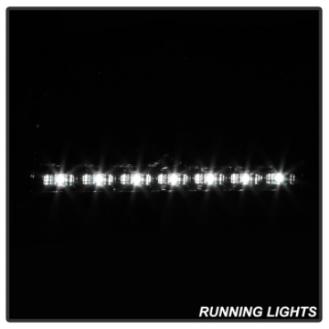Picture of xTune Dodge Charger 06-10 1Pc LED Crystal Headlights Chrome HD-ON-DCH05-1PC-LED-C