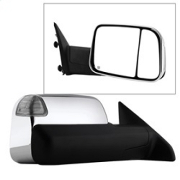 Picture of xTune Dodge Ram 1500 09-12 Extendable Heated Adjust Mirror Chrome Housing Right MIR-DRAM10-PW-R