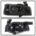 Picture of xTune Dodge Charger 06-10 1Pc LED Crystal Headlights Smoke HD-ON-DCH05-1PC-LED-SM