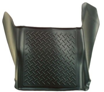 Picture of Husky Liners 08-10 Ford SuperDuty Super-Crew Cab WeatherBeater Center Hump Black Floor Liner