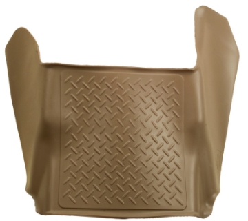 Picture of Husky Liners 08-10 Ford SuperDuty Super-Crew Cab WeatherBeater Center Hump Tan Floor Liner
