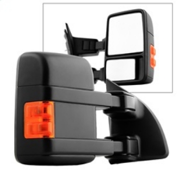 Picture of xTune Ford Superduty 99-14 Manual Extendable Manual Adjust Mirror Amber- Right MIR-FDSD08S-MA-AM-R