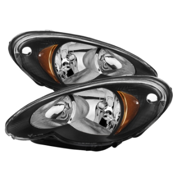 Picture of xTune Chrysler Pt Cruiser 06-10 Halogen Only Headlights -Black HD-JH-CHRPT06-AM-BK
