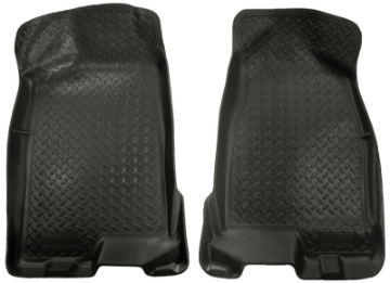Picture of Husky Liners 04-12 Chevy Colorado-GMC Canyon Crew Cab Classic Style Black Floor Liners