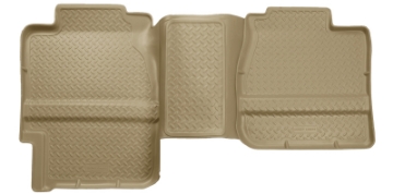 Picture of Husky Liners 88-00 GM Full Size Truck 3DR-Ext- Cab Classic Style 2nd Row Tan Floor Liners