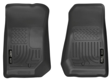 Picture of Husky Liners 07-12 Jeep Wrangler WeatherBeater Black Floor Liners