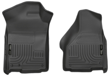 Picture of Husky Liners 03-12 Dodge Ram 1500-2500-3500 Series Regular-Quad Cab WeatherBeater Black Floor Liners