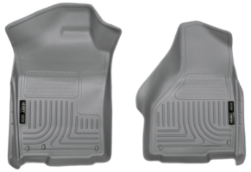 Picture of Husky Liners 03-12 Dodge Ram 1500-2500-3500 Series Regular-Quad Cab WeatherBeater Gray Floor Liners