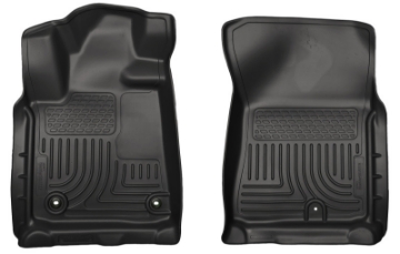Picture of Husky Liners 2012 Toyota Tundra-Sequoia WeatherBeater Black Floor Liners
