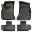 Picture of Husky Liners 11-12 Dodge Challenger WeatherBeater Combo Black Floor Liners