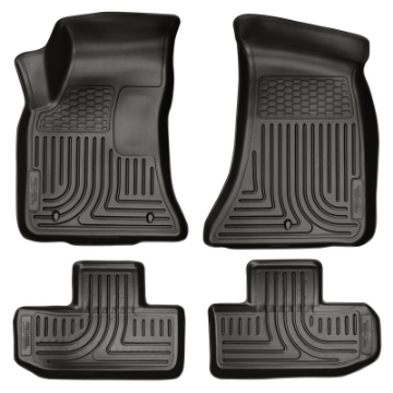 Picture of Husky Liners 11-12 Dodge Challenger WeatherBeater Combo Black Floor Liners