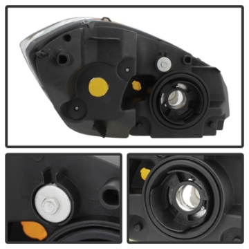 Picture of xTune Chevy Cobalt 05-10 Crystal Headlights Black HD-JH-CCOB05-AM-BK
