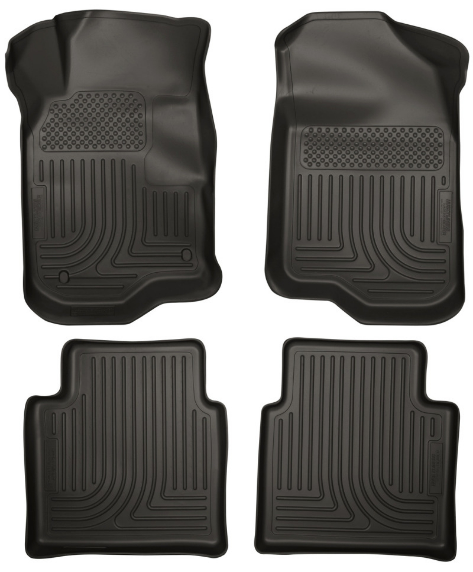 Picture of Husky Liners 08-12 Chevy Malibu-07-09 Saturn Aura WeatherBeater Combo Black Floor Liners