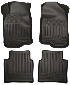 Picture of Husky Liners 08-12 Chevy Malibu-07-09 Saturn Aura WeatherBeater Combo Black Floor Liners