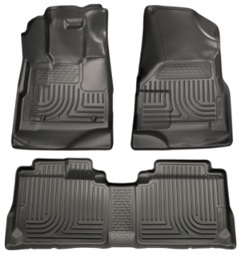 Picture of Husky Liners 10-12 Chevy Equinox-GMC Terrain WeatherBeater Combo Black Floor Liners