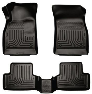 Picture of Husky Liners 11-12 Chevrolet Cruze WeatherBeater Combo Black Floor Liners