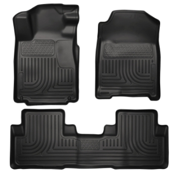 Picture of Husky Liners 2012 Honda CR-V WeatherBeater Combo Black Floor Liners