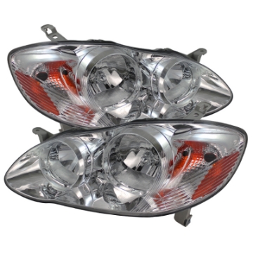 Picture of xTune Toyota Corolla 03-06 Crystal Headlights Chrome HD-JH-TC03-AM-C