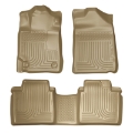Picture of Husky Liners 07-11 Toyota Camry All WeatherBeater Combo Tan Floor Liners One Piece for 2nd Row