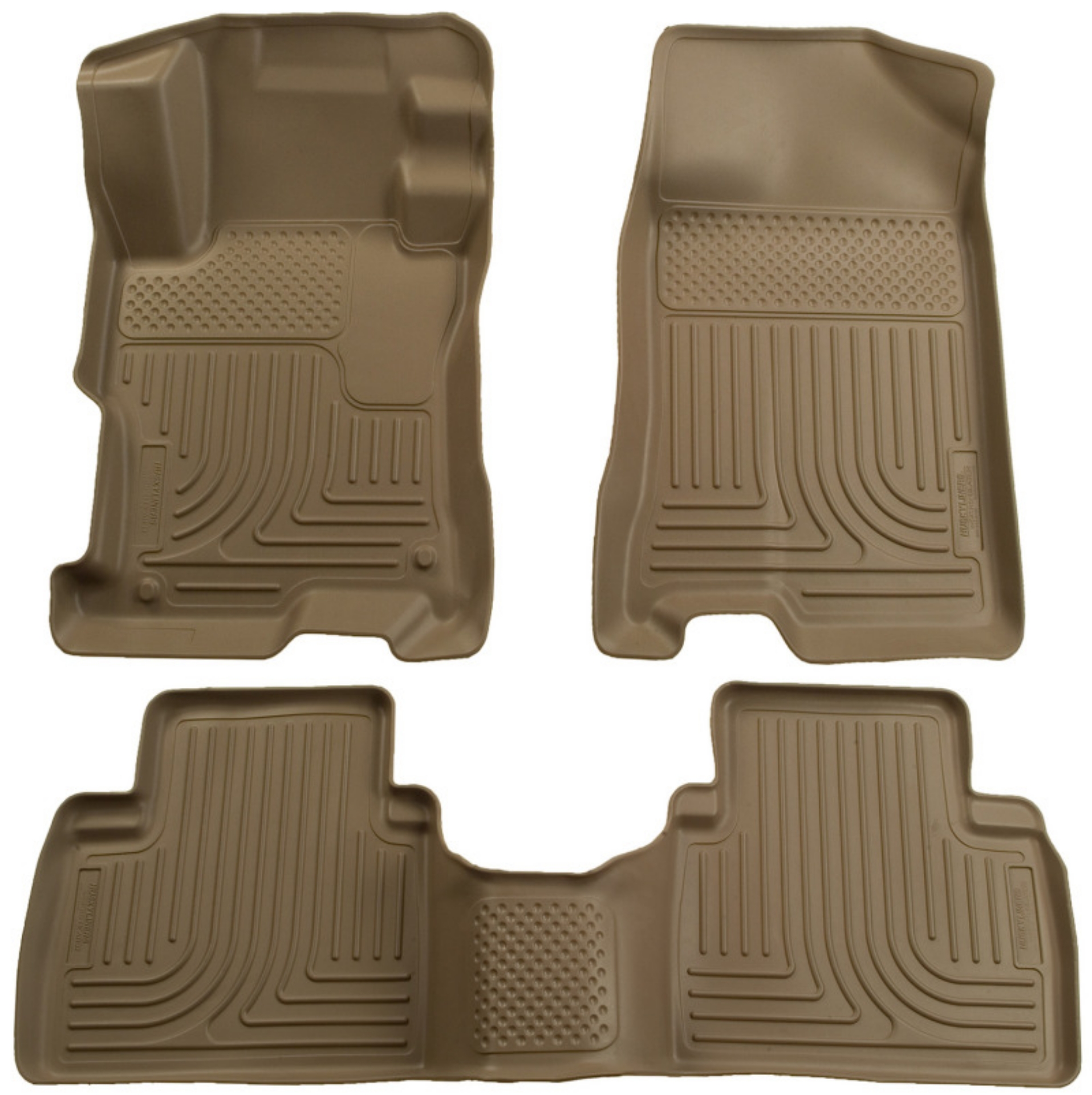 Picture of Husky Liners 04-09 Toyota Prius WeatherBeater Combo Tan Floor Liners