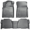 Picture of Husky Liners 2012 Toyota Tundra Double-CrewMax Cab WeatherBeater Combo Gray Floor Liners