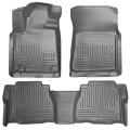 Picture of Husky Liners 2012 Toyota Tundra Double-CrewMax Cab WeatherBeater Combo Gray Floor Liners
