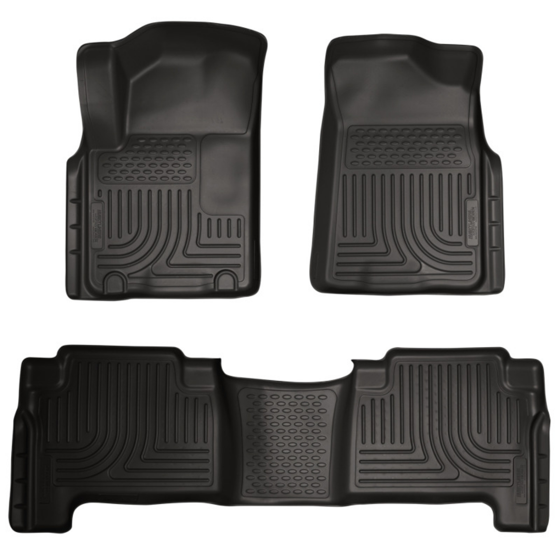 Picture of Husky Liners 2011 Infiniti QX56 WeatherBeater Combo Black Floor Liners