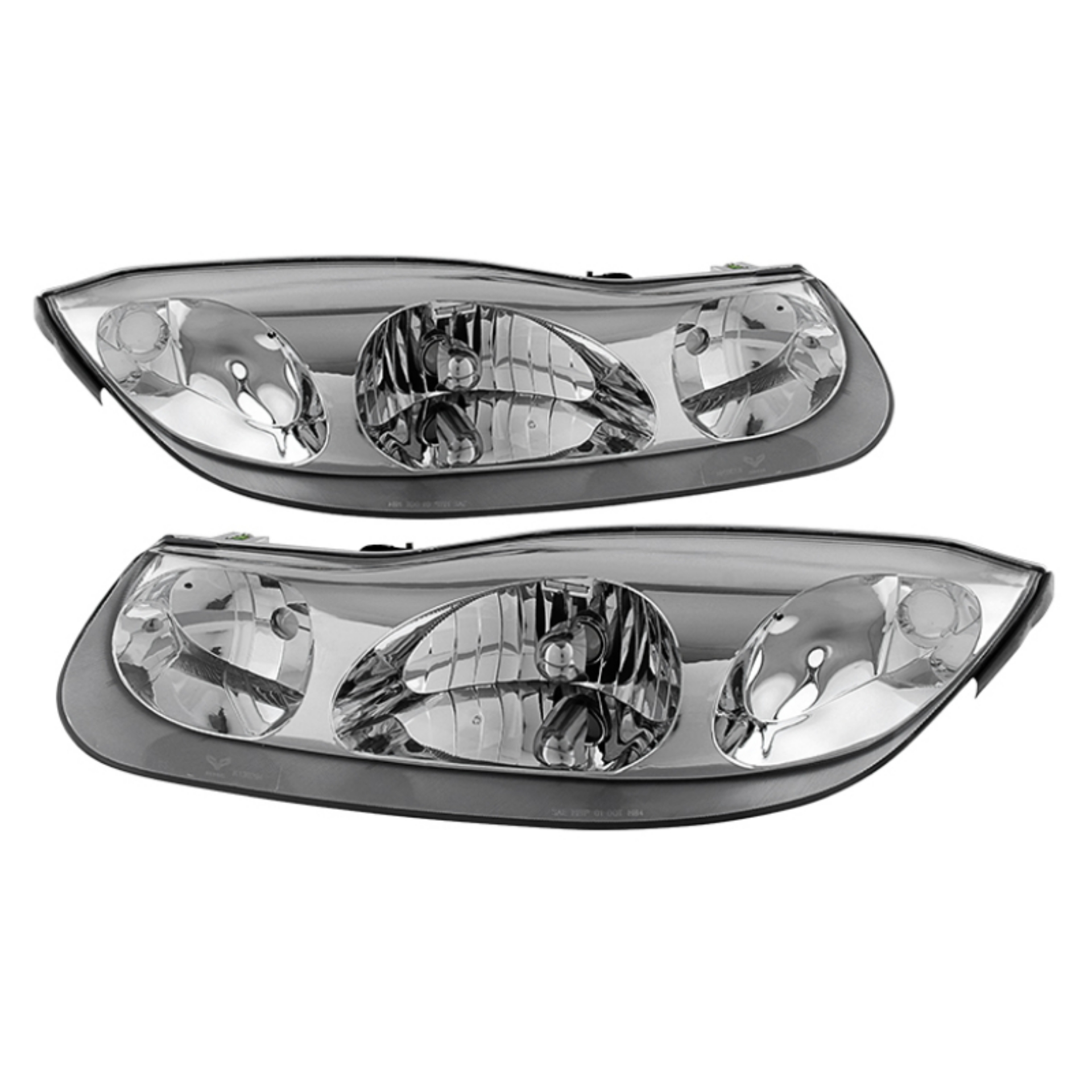 Picture of xTune Saturn Sc Series Coupe 2001-2002 OEM Style Headlights Chrome HD-JH-SASC-01-C
