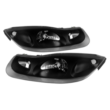 Picture of xTune Saturn Sc Series Coupe 2001-2002 OEM Style Headlights Black HD-JH-SASC-01-BK