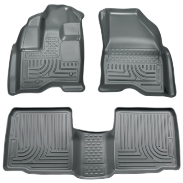 Picture of Husky Liners 09-13 Lincoln MKS WeatherBeater Combo Black Floor Liners