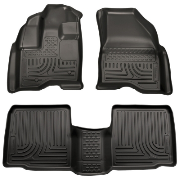 Picture of Husky Liners 11-12 Ford Explorer WeatherBeater Combo Black Floor Liners