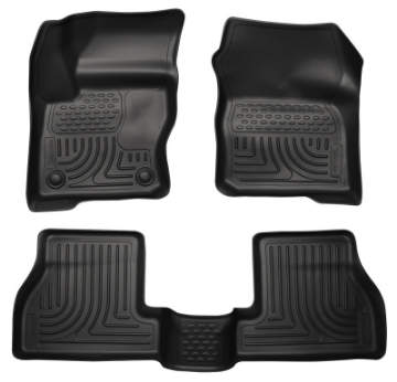 Picture of Husky Liners 2012 Ford Focus 4DR-5DR WeatherBeater Combo Black Floor Liners