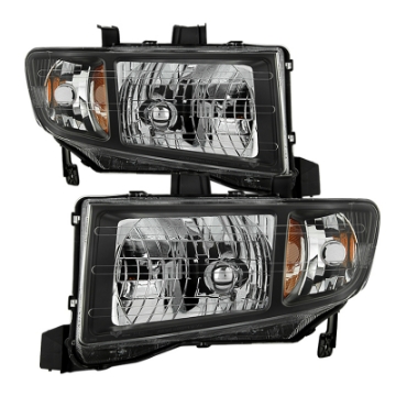 Picture of xTune Honda Ridgeline 06-13 Crystal Headlights Black HD-JH-HRID06-AM-BK