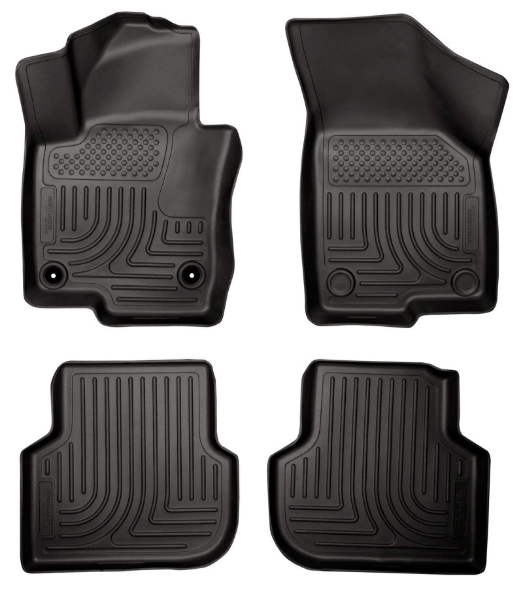 Picture of Husky Liners 2011 Volkswagen Jetta Sedan WeatherBeater Combo Black Floor Liners