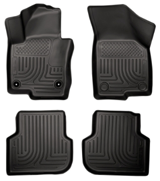 Picture of Husky Liners 2011 Volkswagen Jetta Sedan WeatherBeater Combo Black Floor Liners