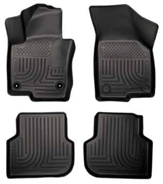 Picture of Husky Liners 2011 Volkswagen Jetta Sedan WeatherBeater Combo Black Floor Liners