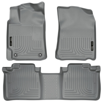 Picture of Husky Liners 2012 Toyota Camry WeatherBeater Combo Gray Floor Liners