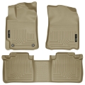Picture of Husky Liners 2012 Toyota Camry WeatherBeater Combo Tan Floor Liners